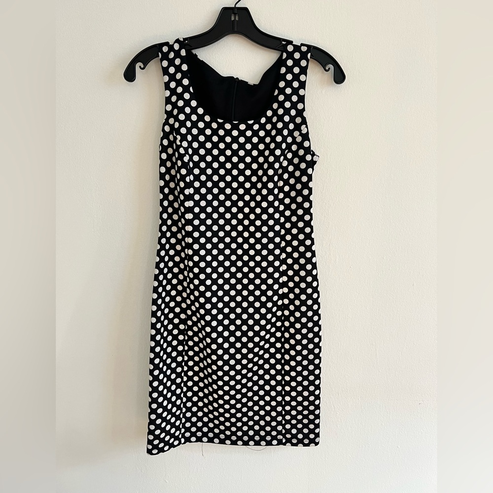Black and white polka dot dress in a size small